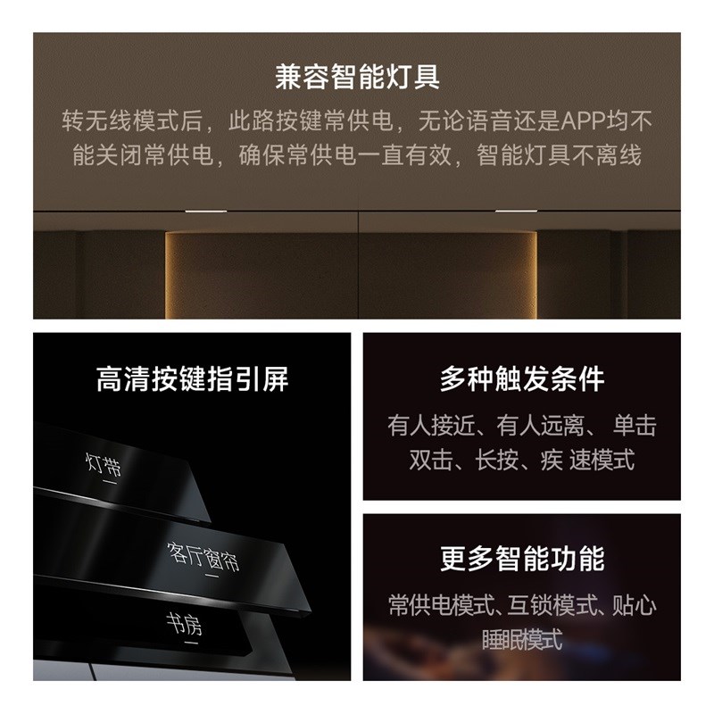 领普已接入米家零火版E2 uLite控制面板兼容智能灯智能屏显开关