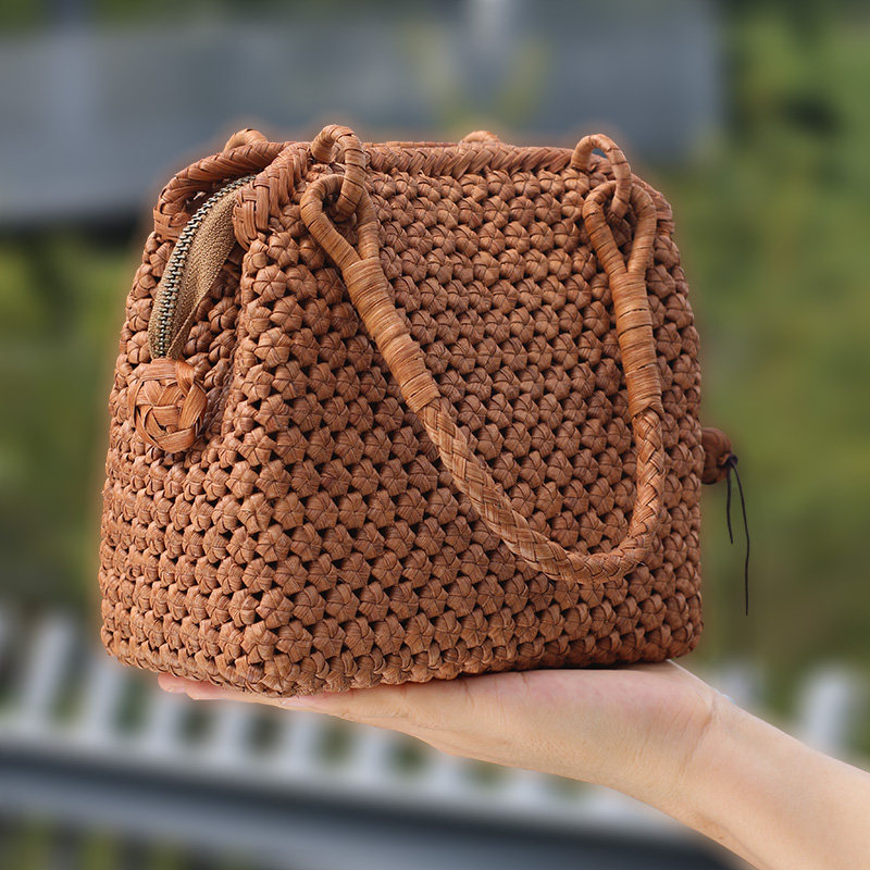非遗手工葡萄藤编包复古小盒子手提包新中式旗袍单肩斜跨禅意女包,箱包皮具/热销女包/男包,通用款女包,淘宝优惠券,粉丝福利购,淘宝优惠卷