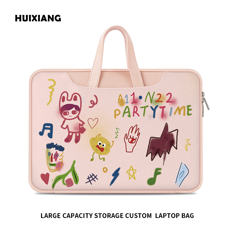 原创全开合设计大容量手提电脑包