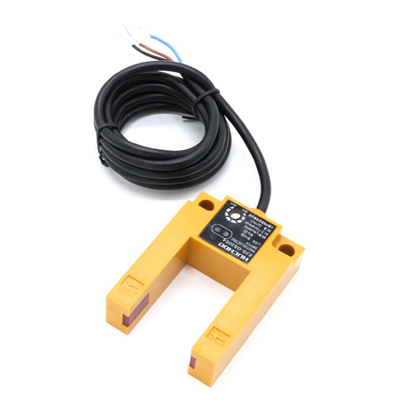 感应光电U形e对射传感器槽型电梯平层E3S-GS30E4三线NPN常开GS3E4