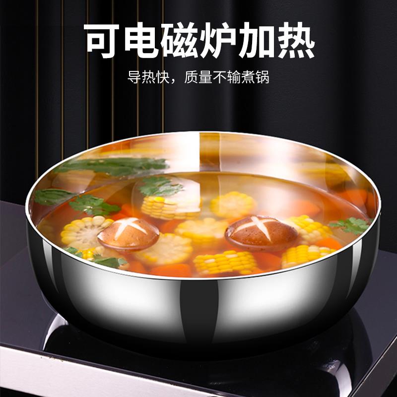 拜兰316不锈钢和面盆加深