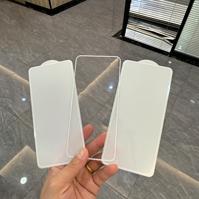 适用一加ace5pro白边手机膜电镀指纹油丝印一加ace5白框高铝二强钢化无孔全屏高清防摔1+ACE5保护贴膜onePlus