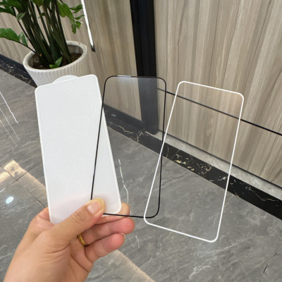 适用新款红米K80至尊版手机钢化膜K70全屏覆盖红米K80白色抗指纹防摔电镀膜K80pro黑白边框无孔保护防爆贴膜