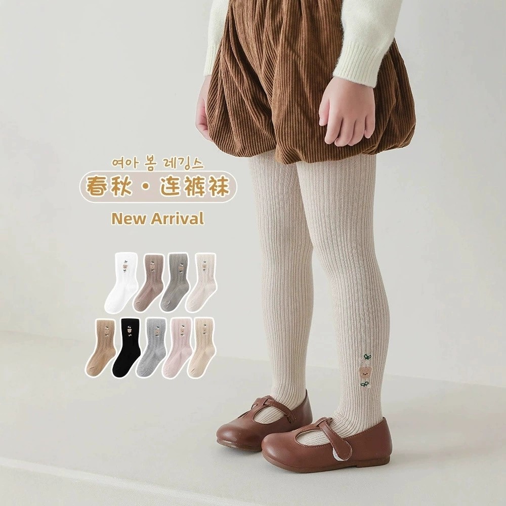 女童连裤袜卡通打底裤春秋外穿