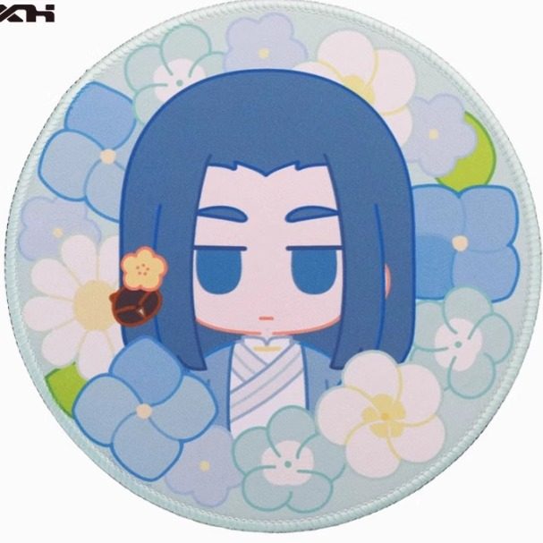【香菜面包】预售 罗小黑战记花草知春圆形鼠标垫办公室键盘桌垫,模玩/动漫/周边/娃圈三坑/桌游,动漫徽章/立牌,淘宝优惠券,粉丝福利购,淘宝优惠卷