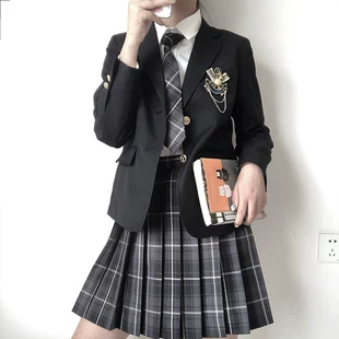 西装 初高中儿童女学生学院风校服款 JK格裙正版 制服套装 全套秋冬季