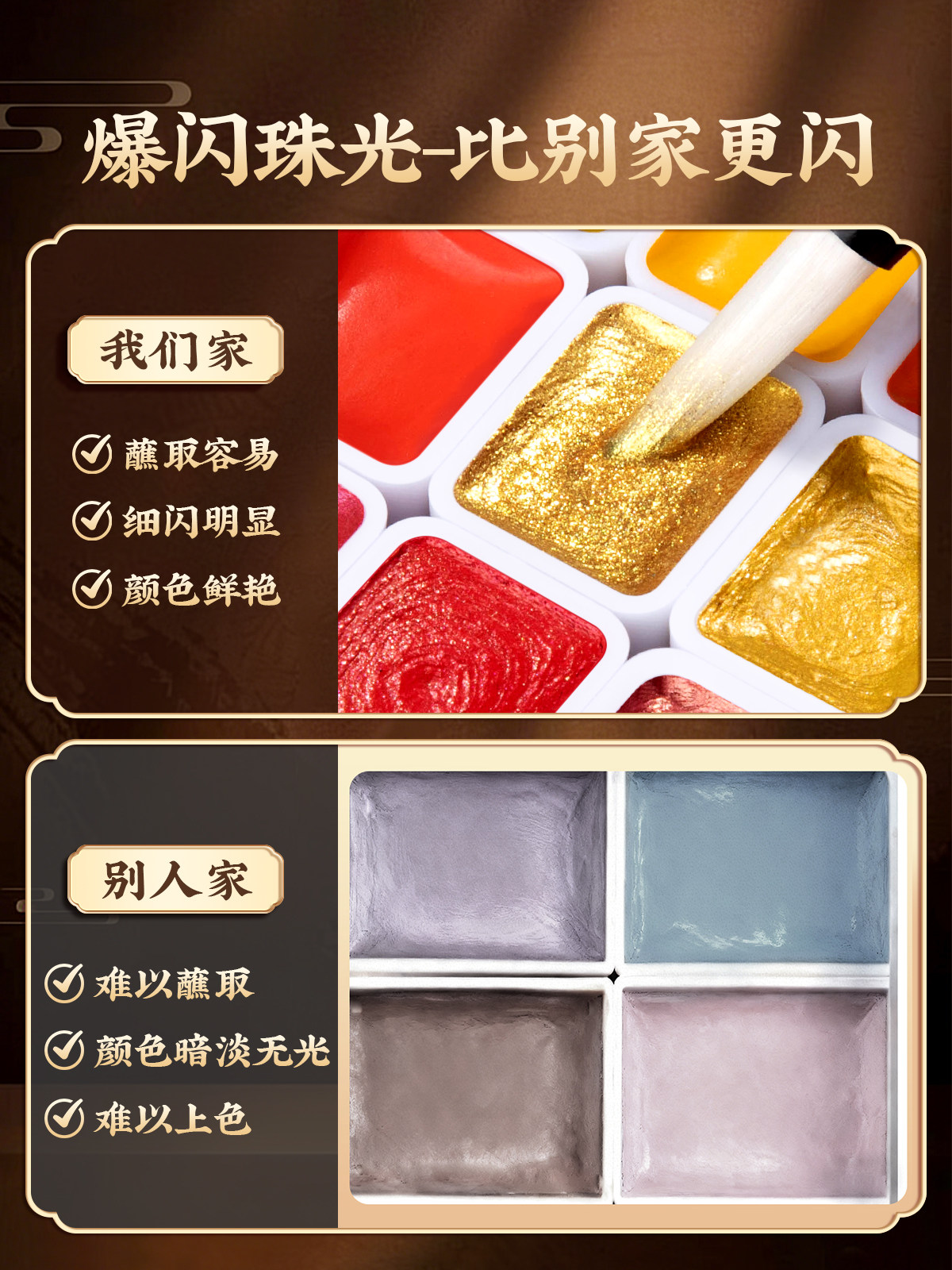 180 Color Portable Mini Solid Watercolor Paint Set - Product image 4