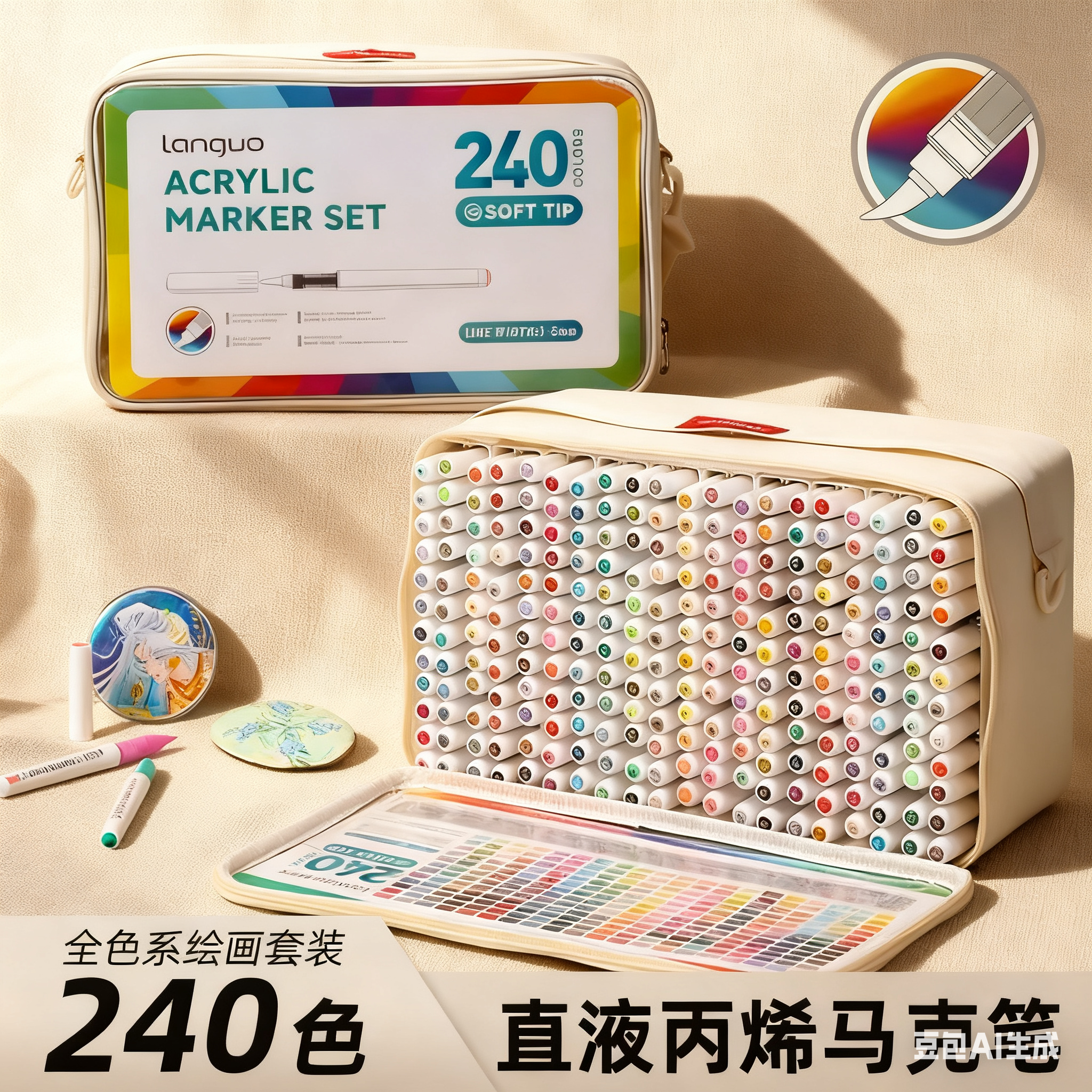 蓝果直液式丙烯马克笔新品上新