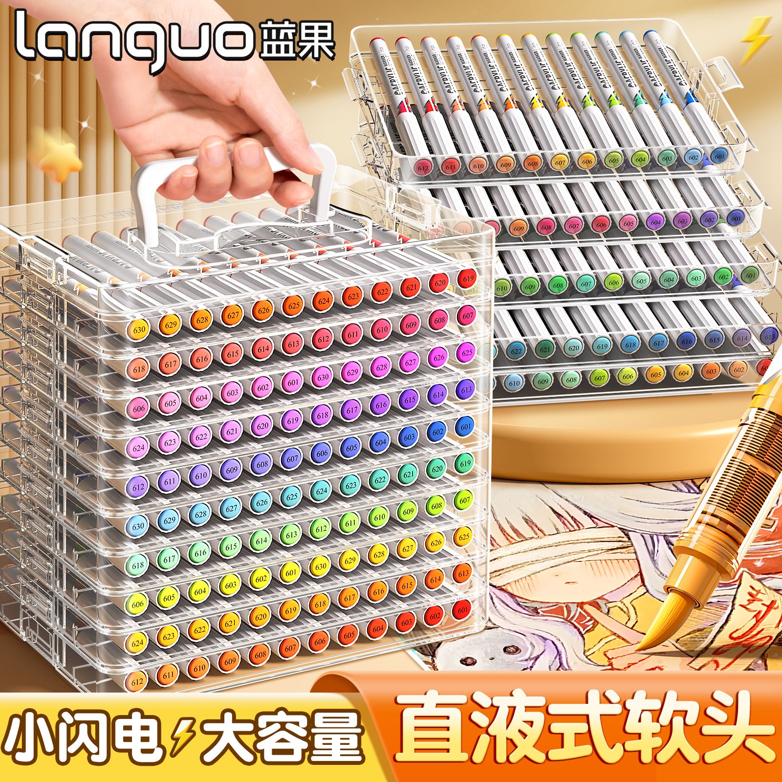 蓝果直液式丙烯马克笔新品上新