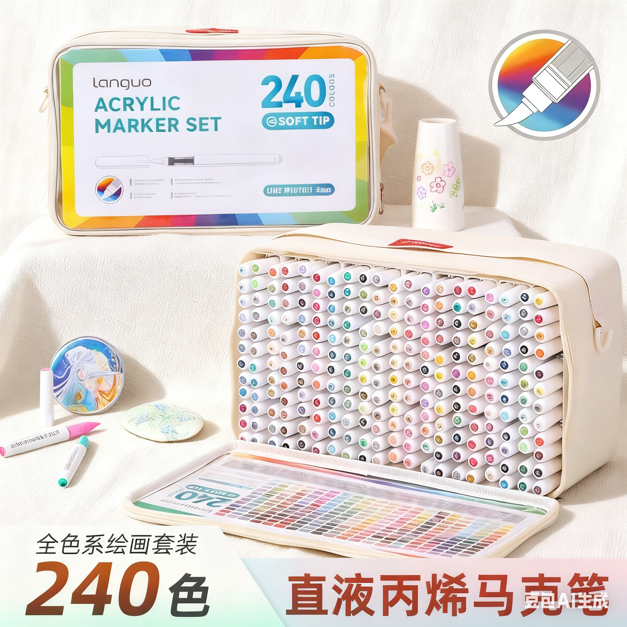 蓝果直液式丙烯马克笔新品上新