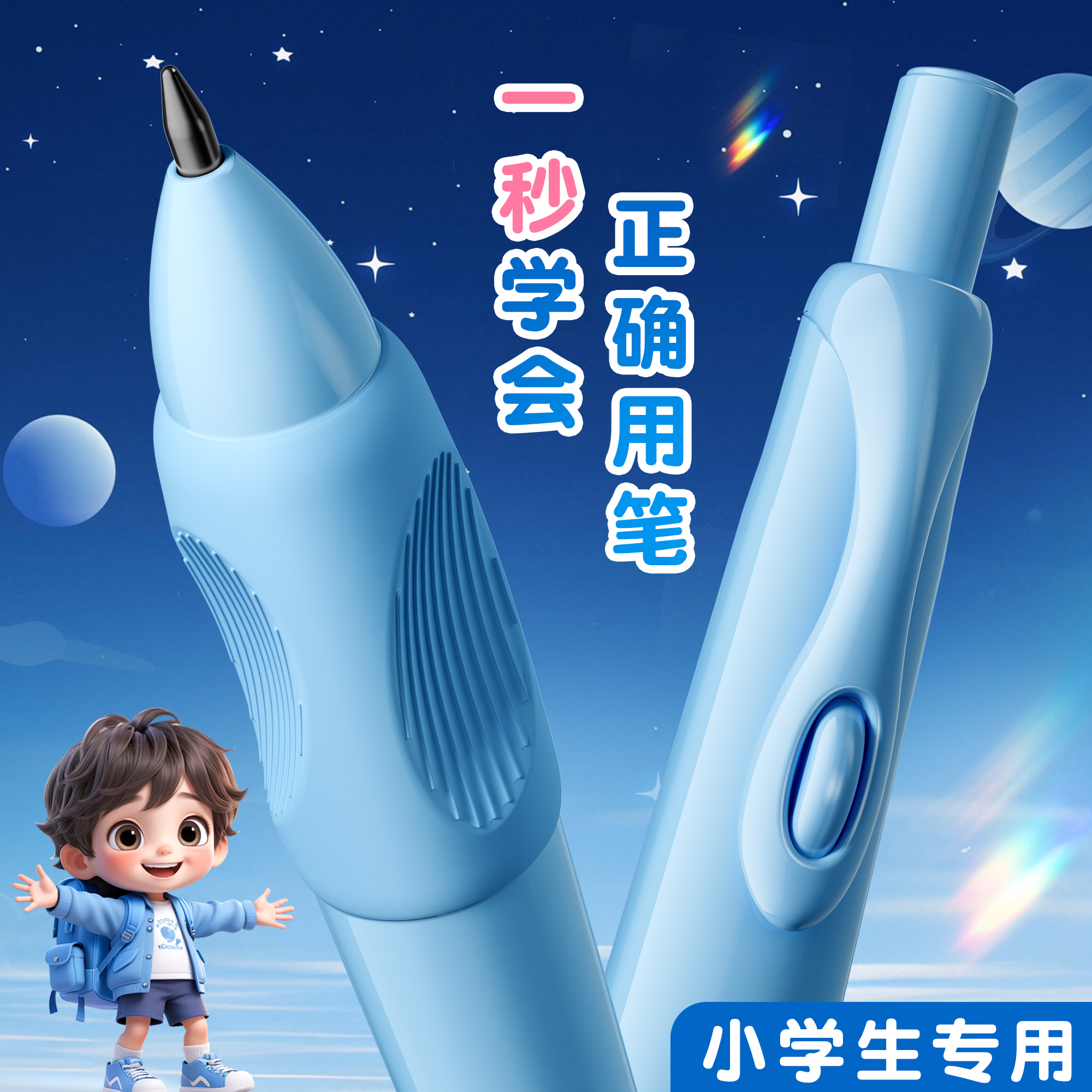 新款海豚正姿铅笔小学生用不易断