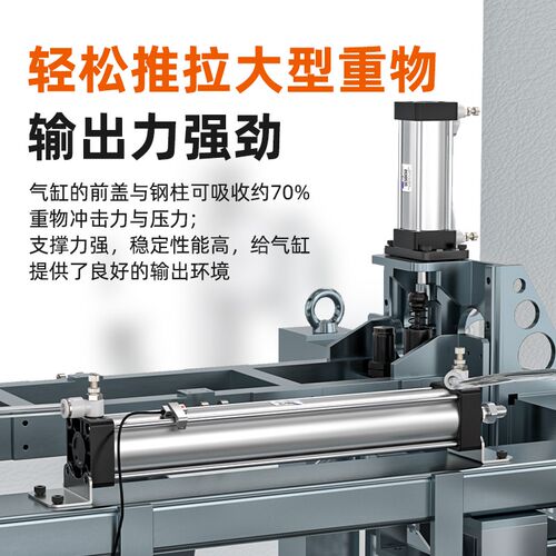 SC32标准气缸小型气动大推力SC40/50/63/80/1I00*25/50/75/100/12