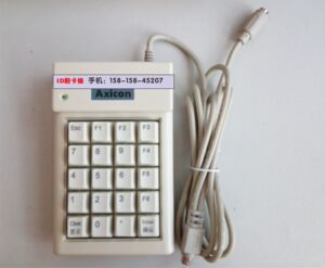 AXICON 752U刷卡器刷卡机感应读卡器USB带键盘送磁卡磁条卡会员卡