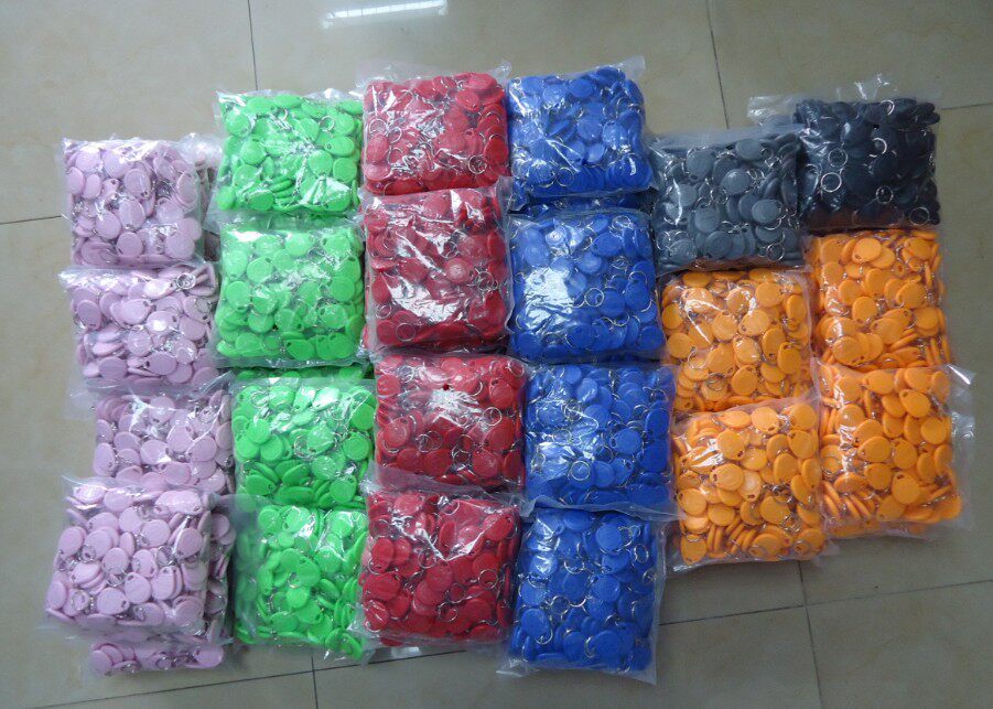 id异形卡扣 可读写id卡 rfid扣卡 区出入扣 门禁卡扣