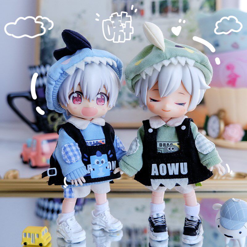 ob11娃衣 恐龙小分队 卫衣molly娃娃衣服12分bjd gsc素体 ufdoll
