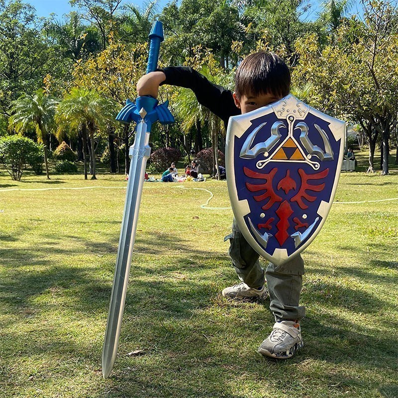 塞尔达传说周边荒野之息天空大师之剑手办武器cos儿童刀剑玩具