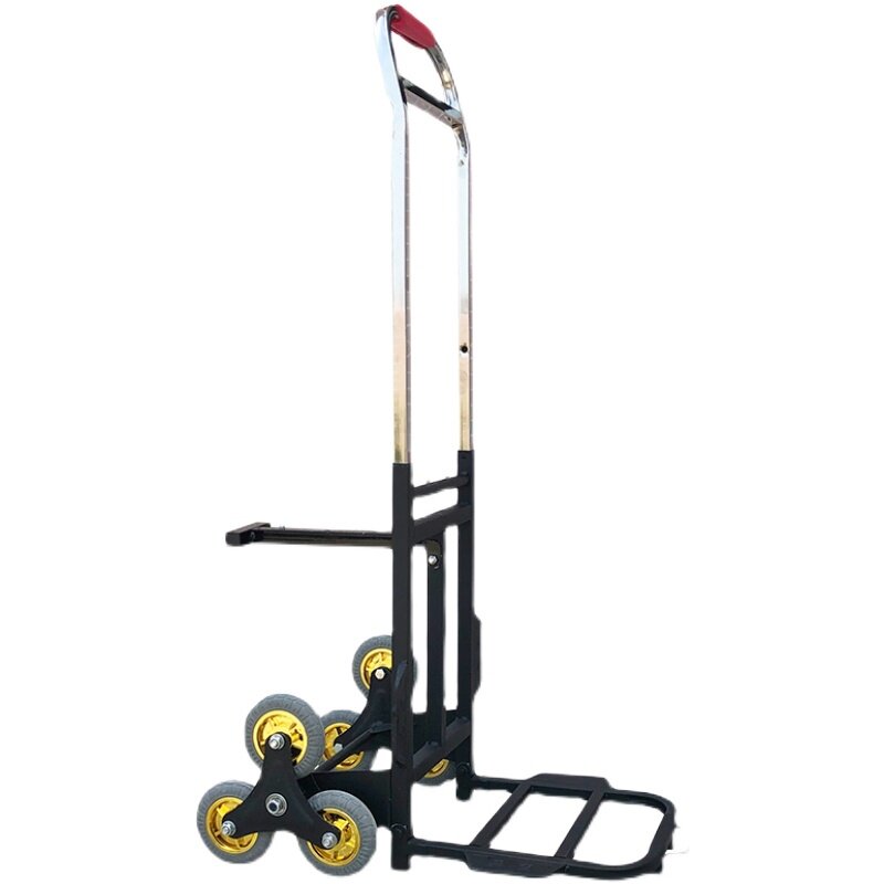 莫丽卡载重拉货车上楼搬运货物爬楼梯非电动爬楼车手拉车静音车搬