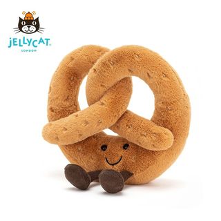 jELLYCAT趣味椒盐卷饼乖巧软萌柔软亲肤儿童毛绒玩具玩偶