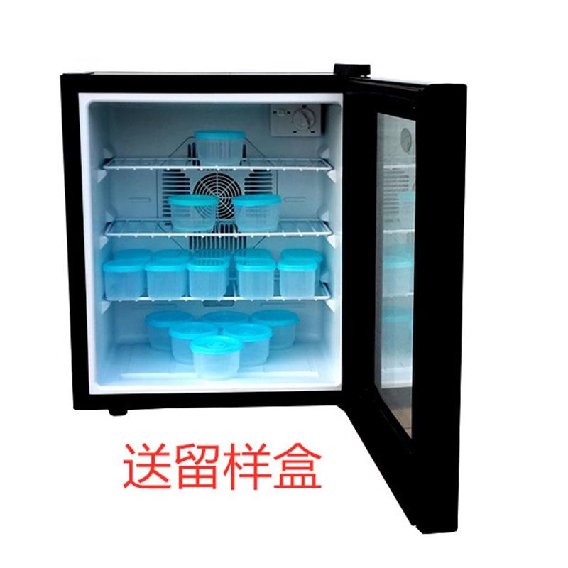 食留样柜型带锁幼儿园留示样柜小透明展柜小冰箱保鲜冷品藏箱单门