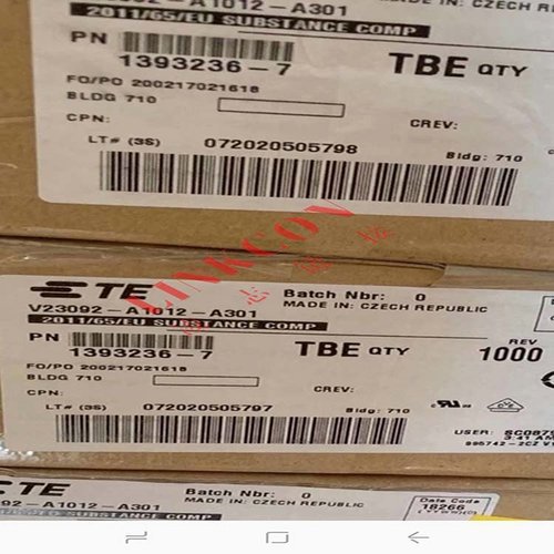 原装TE 1393236-7 V23092-A1012-A301 6A中间继电器 拍前咨询