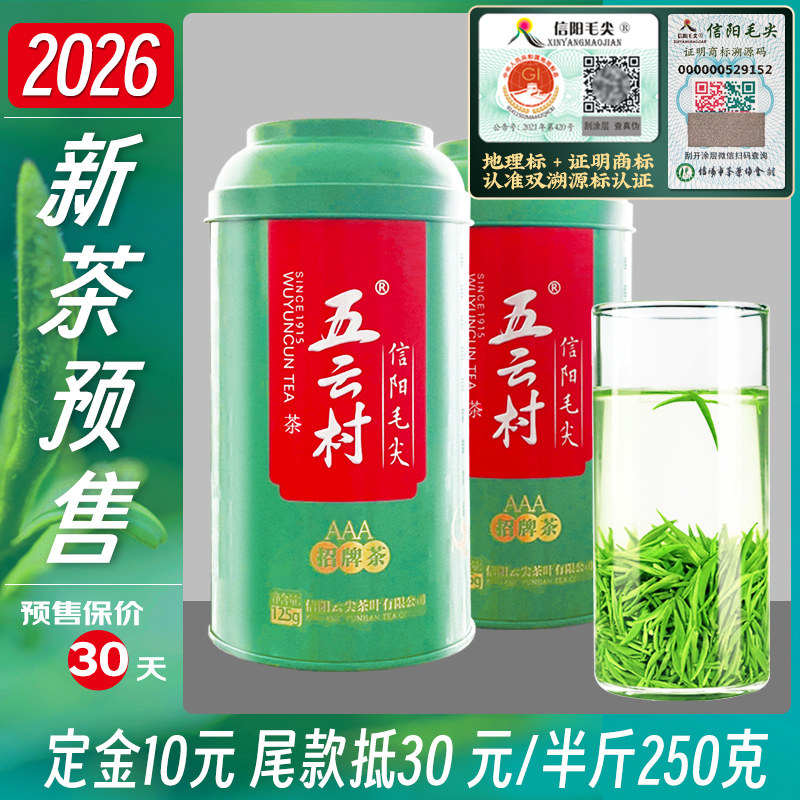 2026新茶上市信阳毛尖茶特级嫩芽