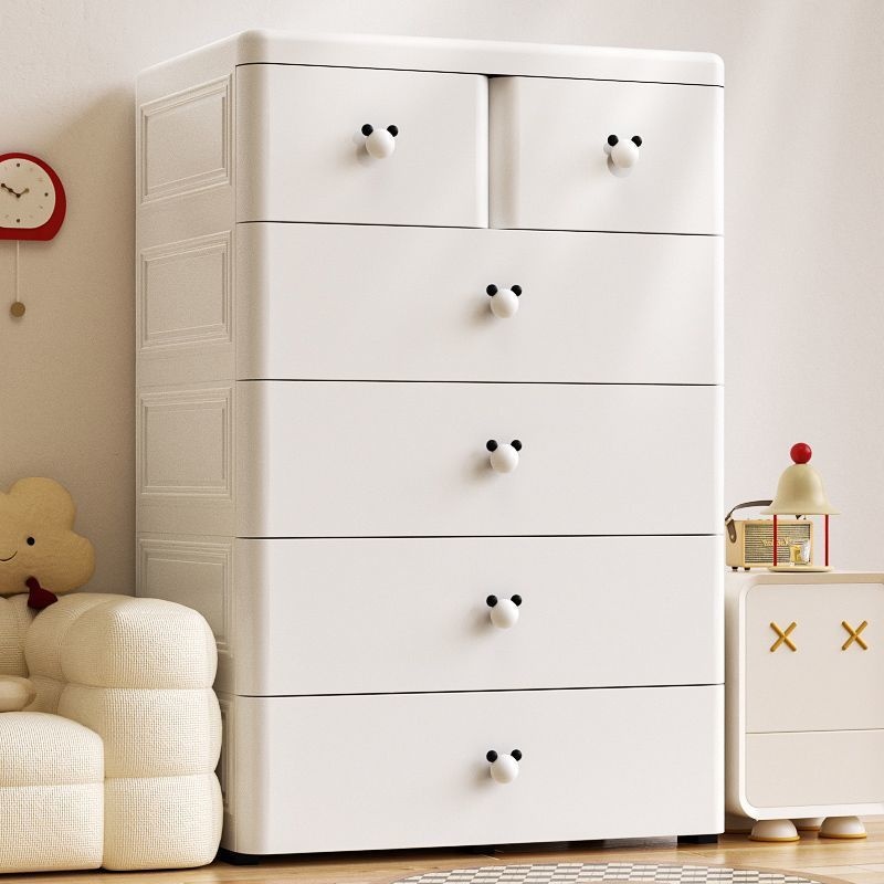 加厚婴儿童衣柜抽屉式收纳柜宝宝置物整理柜多层家用客厅五斗柜子