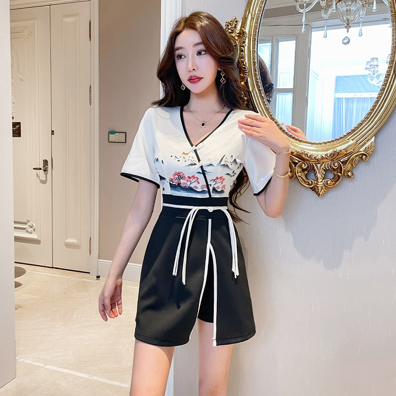 新款性感足疗洗浴连衣裙中国风旗袍裙桑拿按摩沐足SPA技师工作服