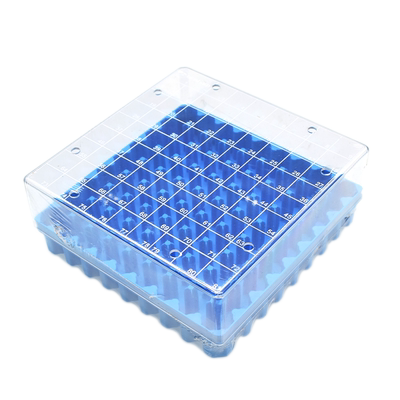 biosharp   2ml塑料冷冻管盒  81格/100格  超低温液氮 PC 冷冻盒 冻存盒 -80°