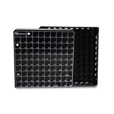 Biosharp BS-CVBP-100B 100孔2ml塑料冻存盒 PC 黑色