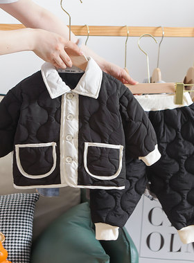 宝宝睡衣家居服冬季加厚加绒休闲