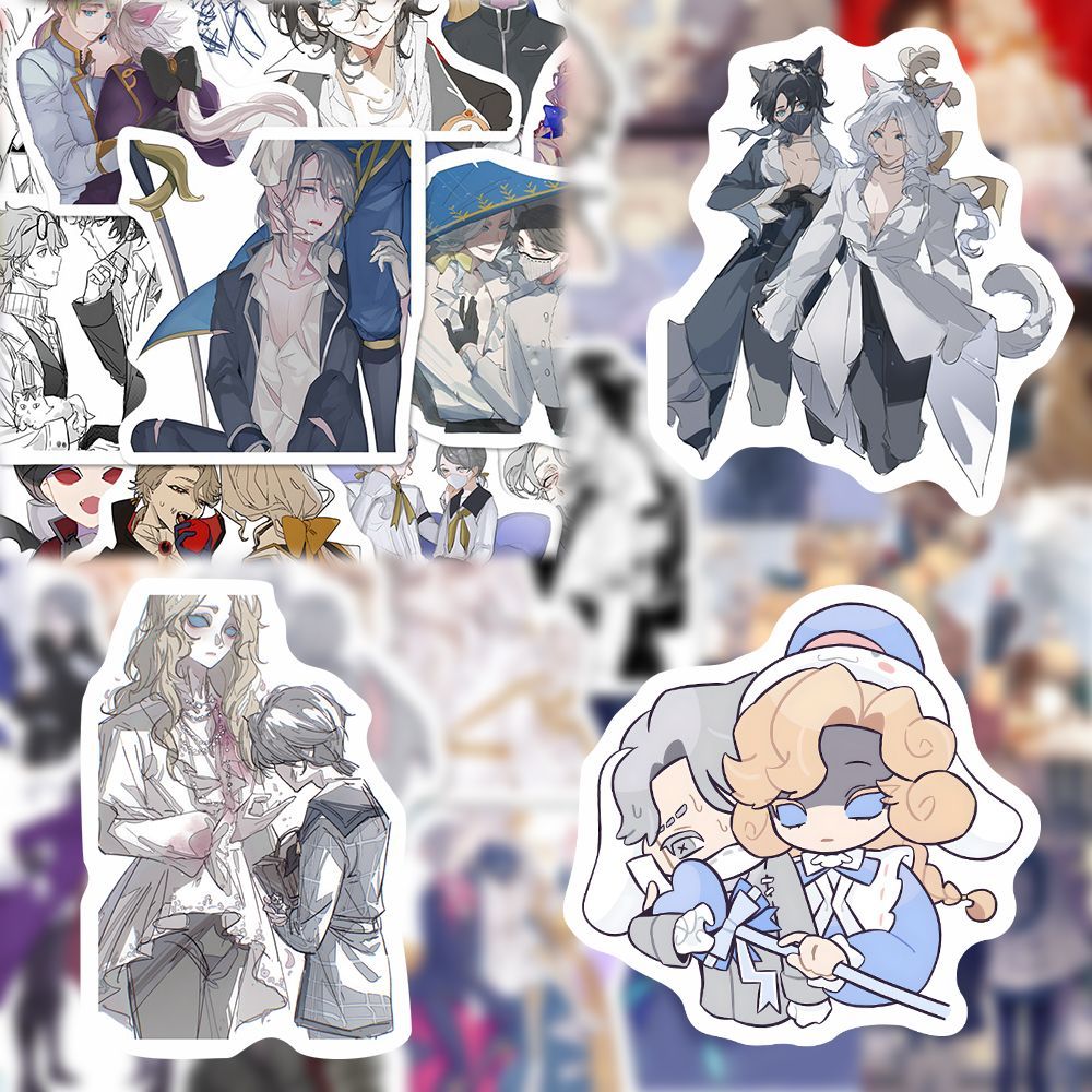 160张摄殓贴纸第五人格约瑟夫入殓师帅气可爱二次元创意贴画diy