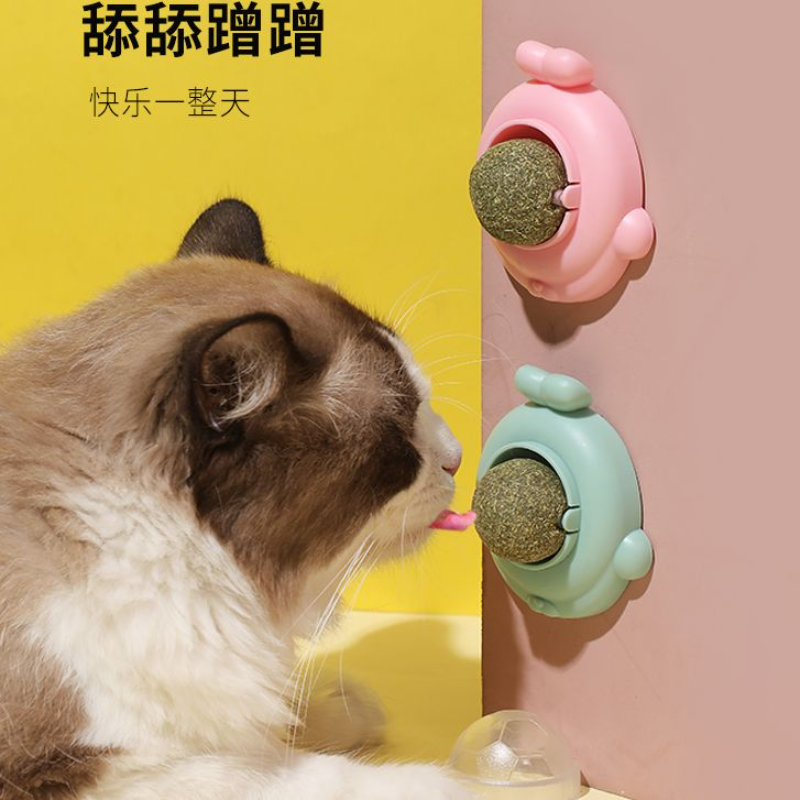 猫玩具逗猫棒薄荷球磨牙棒耐咬幼猫咪解闷神器