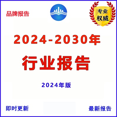 2024-2030年行业研究报告  市场投资研报咨询前瞻调研调查报告