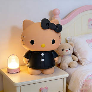 凯蒂猫存钱罐可存取可爱卡通儿童男女孩房间书房装饰创意桌面摆件