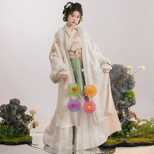 远山娥黛原创汉服女【元夕】宋制刺绣对襟长袄加绒加厚冬季日常款