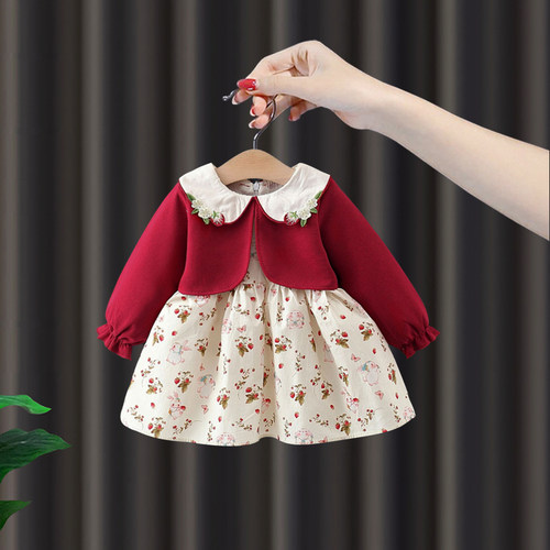 周岁女宝礼服女童春季连衣裙