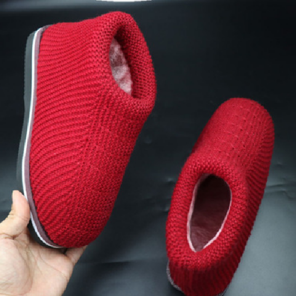 毛线棉鞋女士手工自己做的成品冬季加厚毛线鞋编织针织鞋女手织,居家布艺,居家棉拖/棉鞋,淘宝优惠券,粉丝福利购,淘宝优惠卷