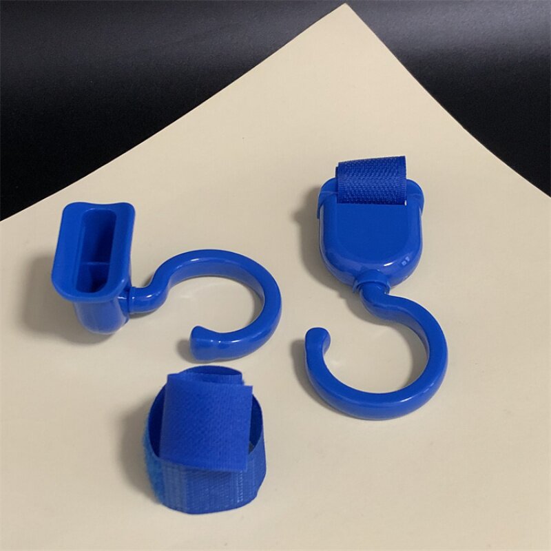 包邮 魔术贴挂钩婴儿车车免钉挂勾横杆吊式勾360度旋转多用塑料勾