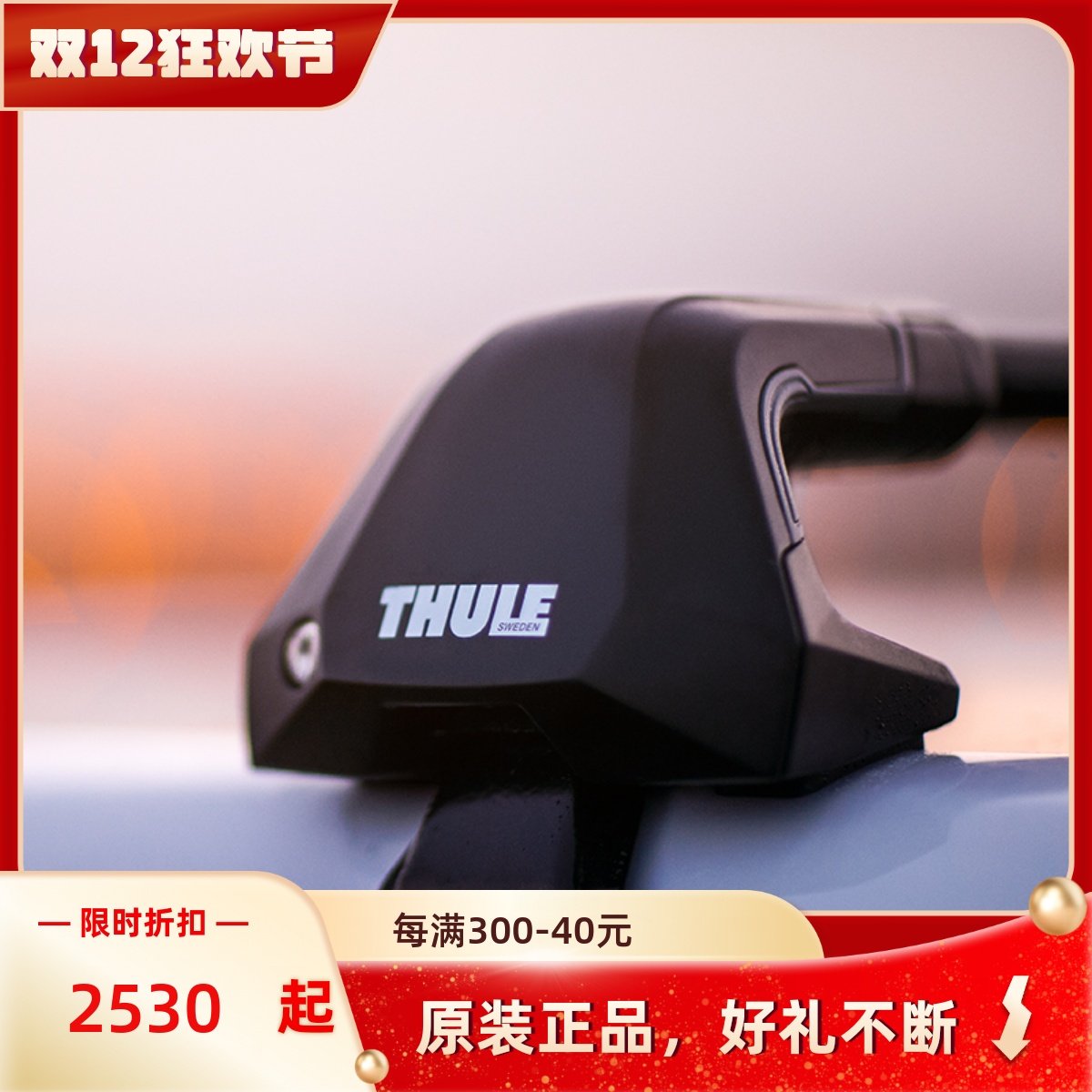 瑞典原装进口行李架横杆拓乐