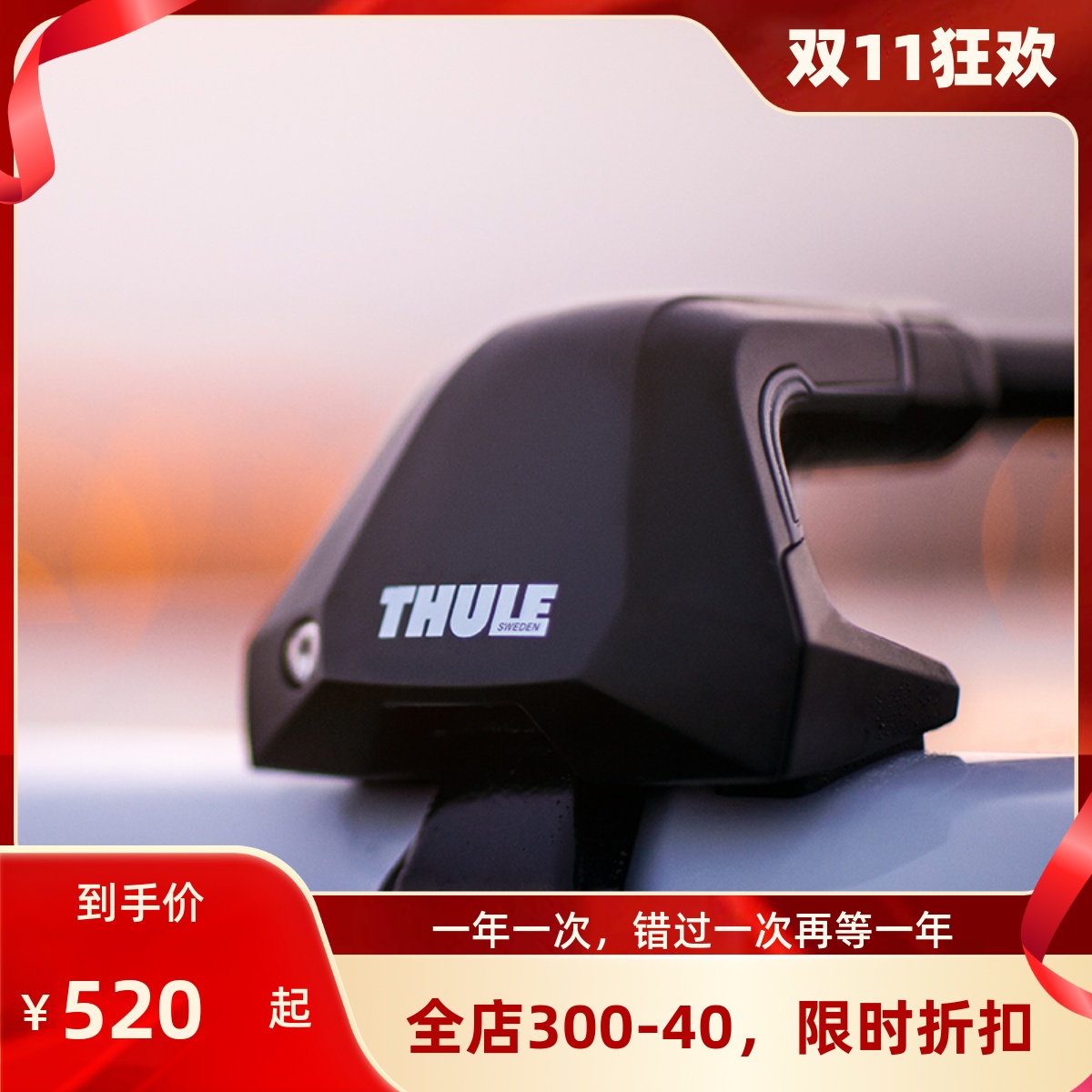 瑞典原装进口行李架横杆拓乐