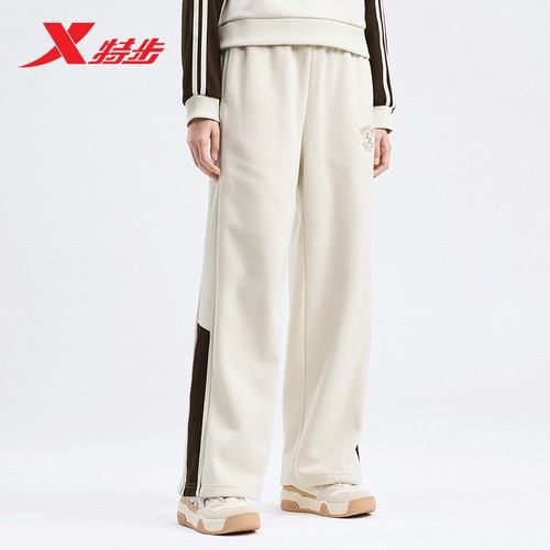 针织阔腿裤加厚宽松显瘦