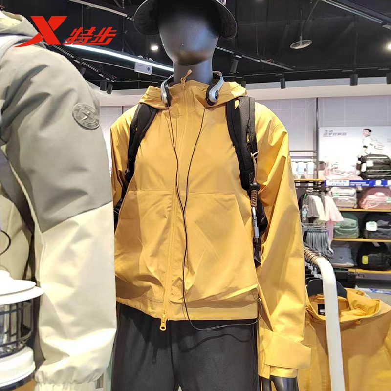 三防风衣梭织连帽外套外冲锋衣