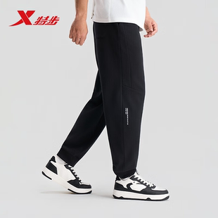 收口休闲百搭运动裤 新款 975329630296 男2025春季 特步针织长裤