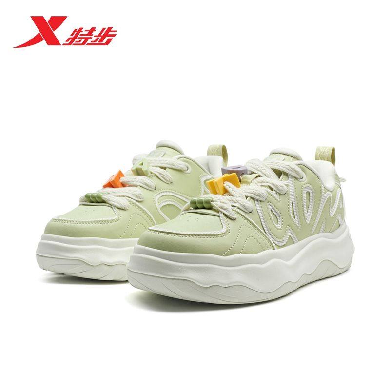 特步可可鞋板鞋女2025秋季新款百搭休闲运动百搭板鞋975318310039,运动鞋new,板鞋,淘宝优惠券,粉丝福利购,淘宝优惠卷