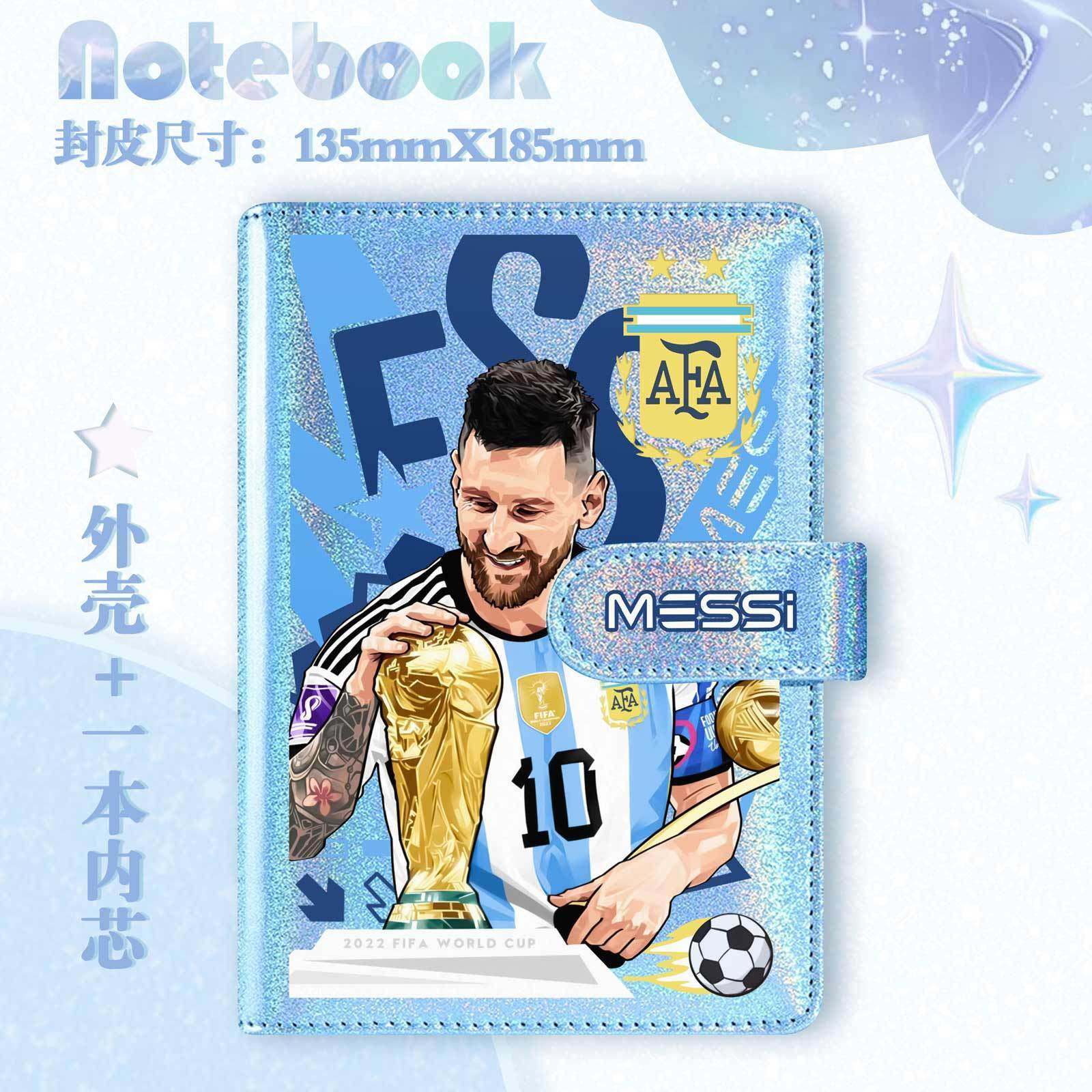 足球球星梅西C罗内马尔手账本同款儿童学生笔记事本活页日记本子,文具电教/文化用品/商务用品,手帐/日程本/计划本,淘宝优惠券,粉丝福利购,淘宝优惠卷