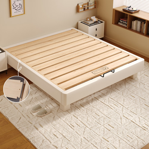 {纯实木ENF级}-榫卯结构排骨架床