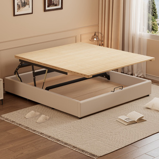 政府补贴无床头实木小户型储物榻榻米床多功能箱体大容量储物床