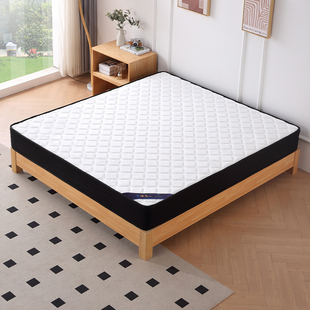 舒适席梦思床垫软硬适中家用卧室独立弹簧棕垫天鹅绒1.8 2米20cm