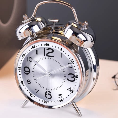 【专治赖床】金属大音量静音闹钟
