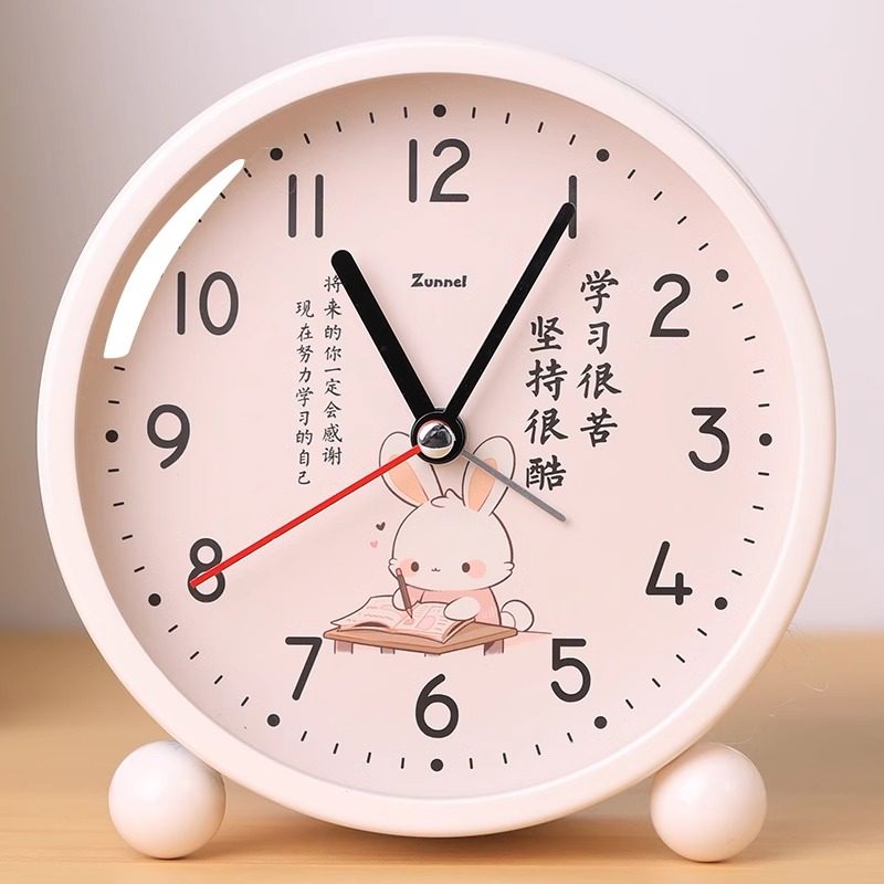 学生必备！静音准时桌面静音闹钟图片